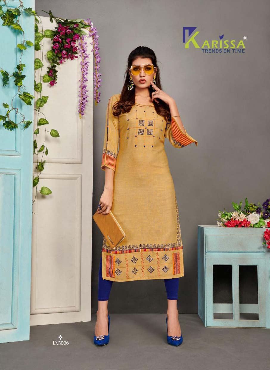 Karissa Rich Girl Vol-3 Block Print Wholesale Kurti Karissa Rich Girl Vol-3 Block Print Wholesale Kurti